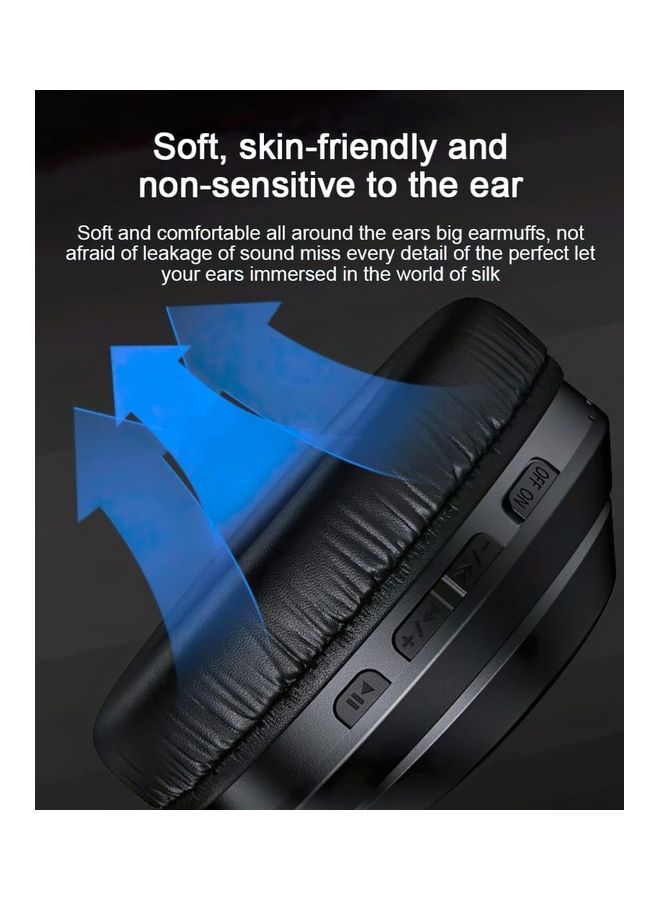 Lenovo Thinkplus TH10 Wireless Bluetooth Headphones For Game And Music Black - Image 3