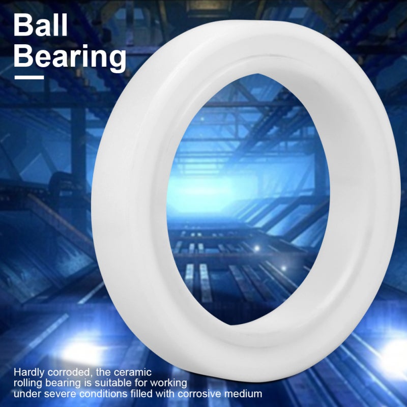 Full Ceramic Bearing: 30x42x7mm ZrO2 Ceramic - Corrosion Resistant Electrically Insulating Bearing for Severe Conditions Precision Instruments - Image 2