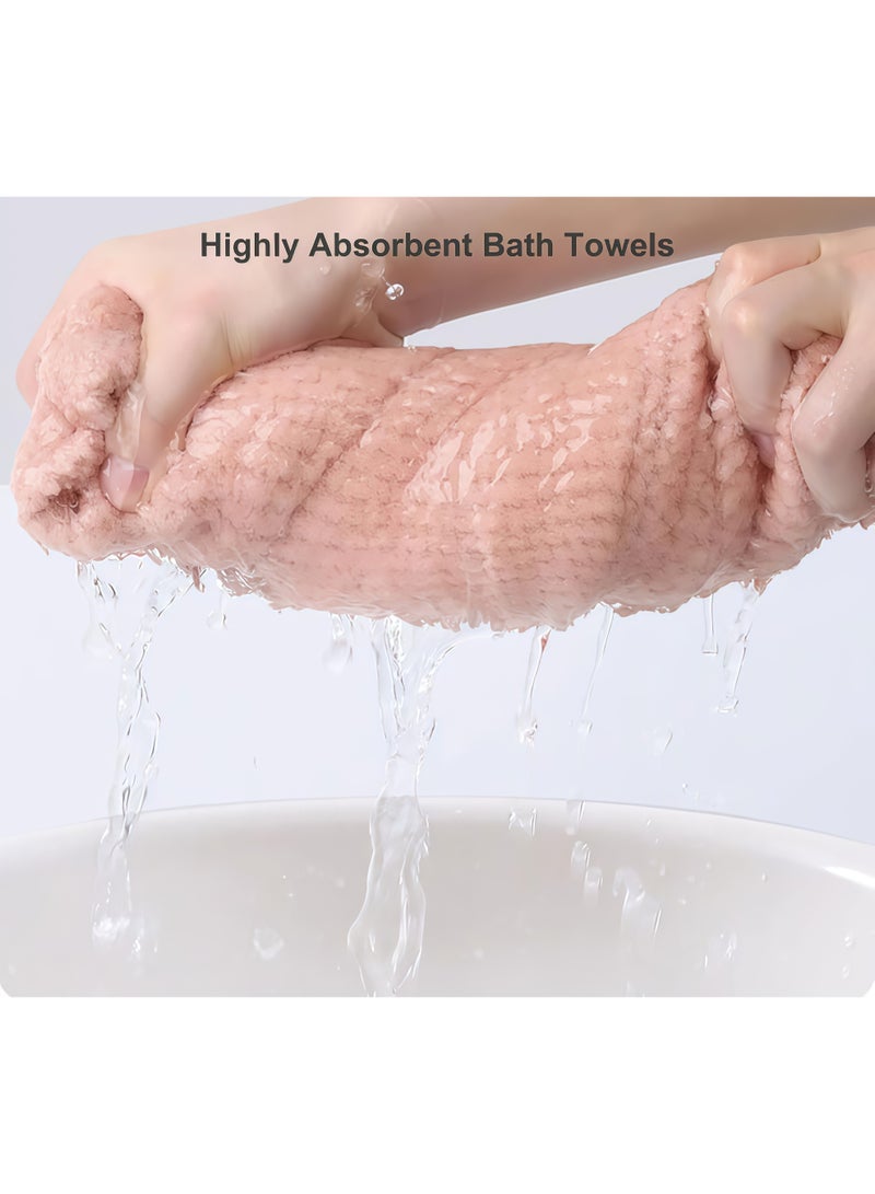 Microfiber Bath Towels, 90 x 170 cm, Set of 2, Super Soft, Highly Absorbent, Quick-Dry, Multipurpose Use Towel - Image 5