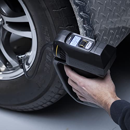 Hyperion Lift-Assist Portable Tire Inflator 100 PSI for Vehicle Tires, Bike Tires, Toys and Inflatables - 044-1002-HY-WH - Image 4