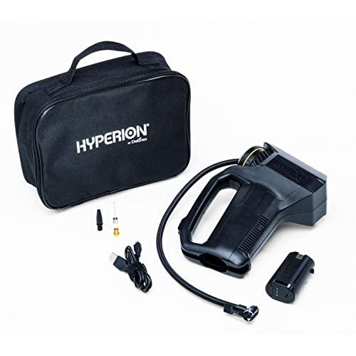 Hyperion Lift-Assist Portable Tire Inflator 100 PSI for Vehicle Tires, Bike Tires, Toys and Inflatables - 044-1002-HY-WH - Image 3