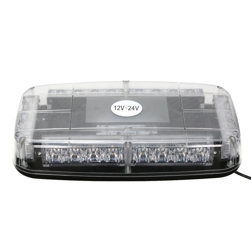 12v Car Roof Led Strobe Lights Bar Emergency Warning Fireman Flash Led Lights yellow - Image 5