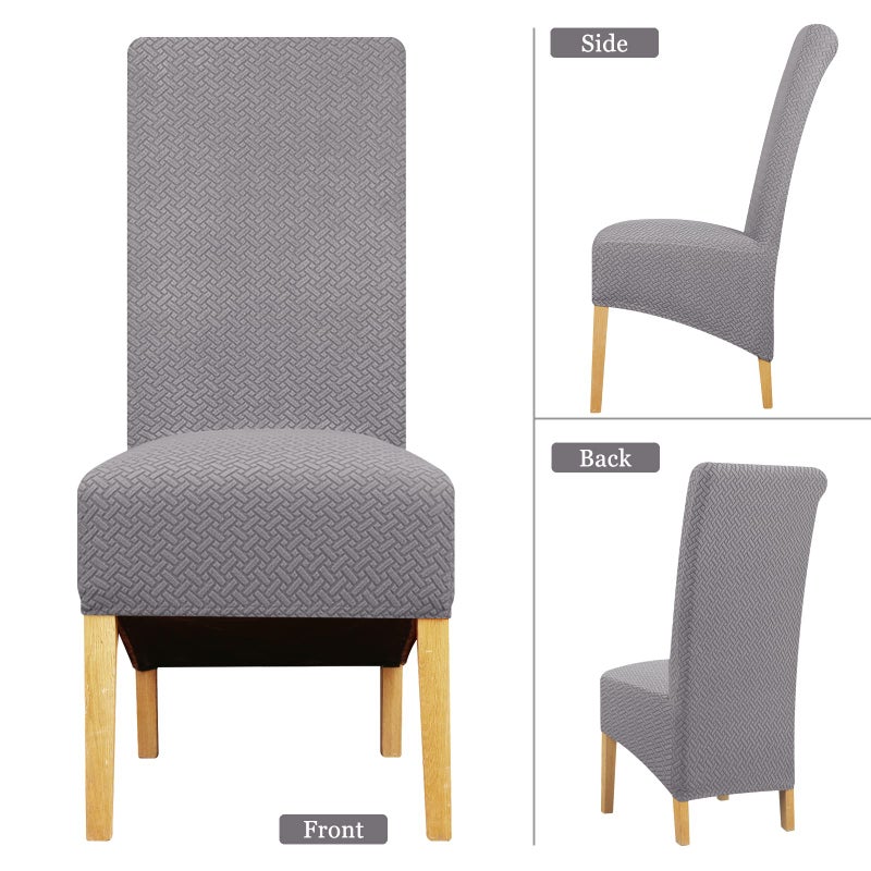 Lellen Oversize Dining Room Chair Covers Set of 4 - Image 2