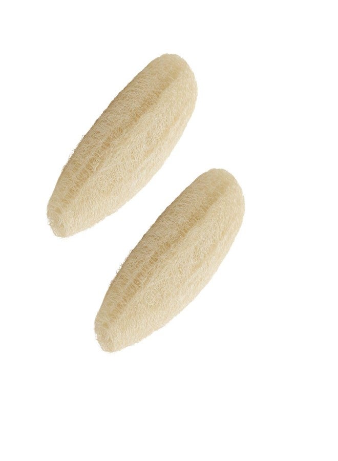 ORRIC Natural Loofah Sponge 8" Exfoliating Body Scrubber Organic Body Scrub Loofah Sponge for Bathing Bath and Shower Use (Pack of 2) - Image 1
