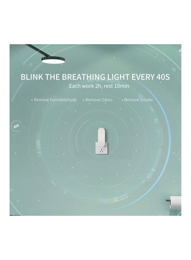 NIBEMINENT Plug In Portable Air Purifier Pink 11.7x4.5x6cm - Image 4