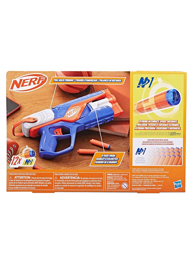 Nerf N Series Agility Blaster includes 12 Nerf N1 Darts | 6-Dart Drum for 8+ Years | F8629 - Image 3