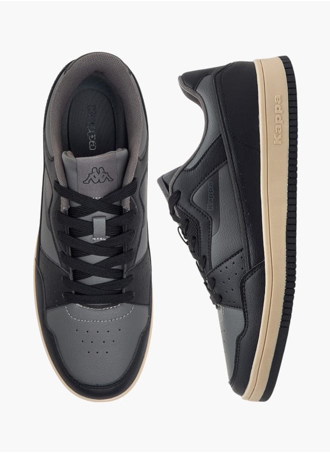 Kappa - Men's Perforated Sneakers with Lace-Up Closure - Image 1