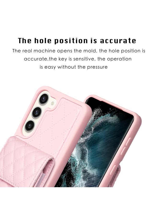 اس-توب جراب لهاتف Samsung Galaxy S23+ 5G، جراب هاتف جلدي عمودي على شكل معين - Image 3