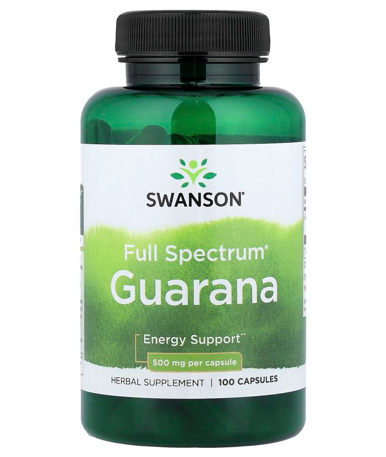 SWANSON Full Spectrum® Guarana 500 mg 100 Capsules
