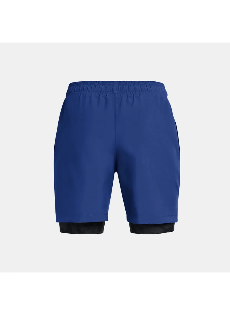 UNDER ARMOUR Kids' UA Tech Woven 2-in-1 Training Shorts