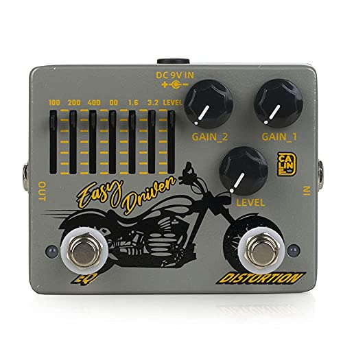 Caline DCP-04 EASYDRIVER Distortion EQ Effect Pedal Dual Guitar Pedal - Image 3