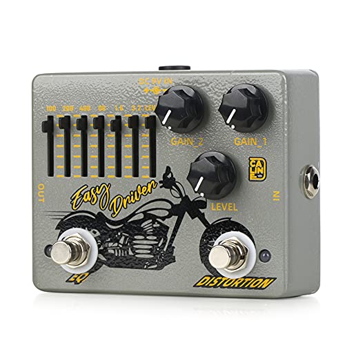 Caline DCP-04 EASYDRIVER Distortion EQ Effect Pedal Dual Guitar Pedal - Image 5
