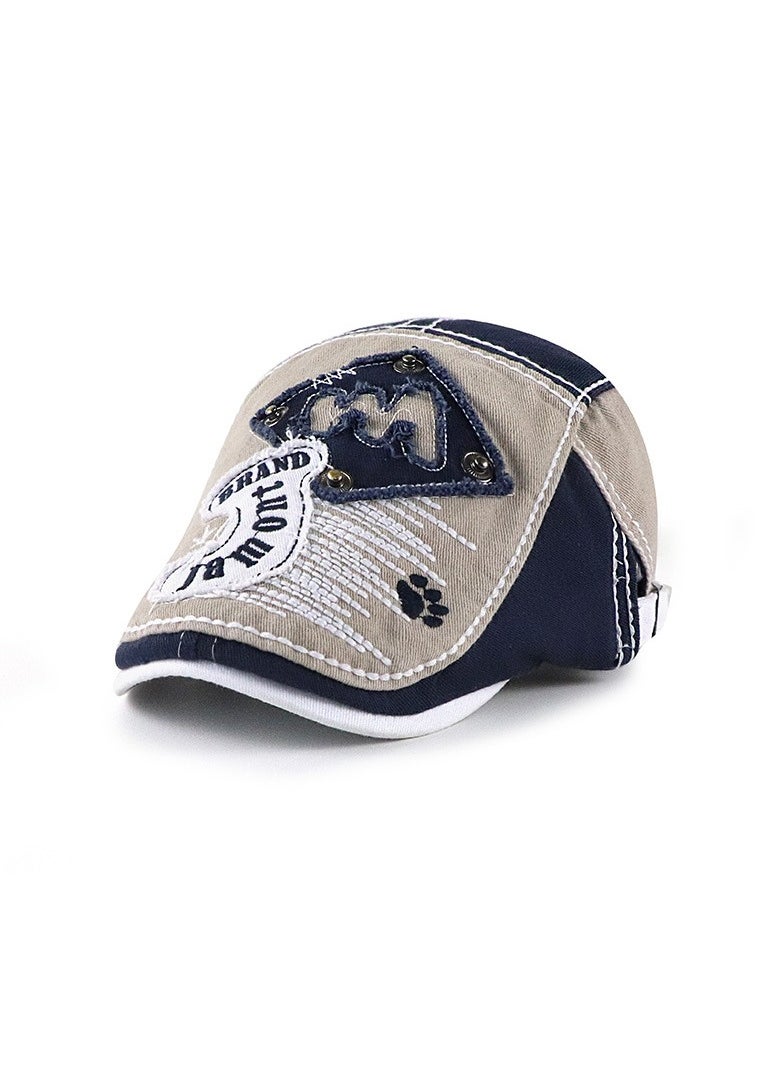 KUYING - Wash Water Retro Children's Duck Tongue Hat - Image 1