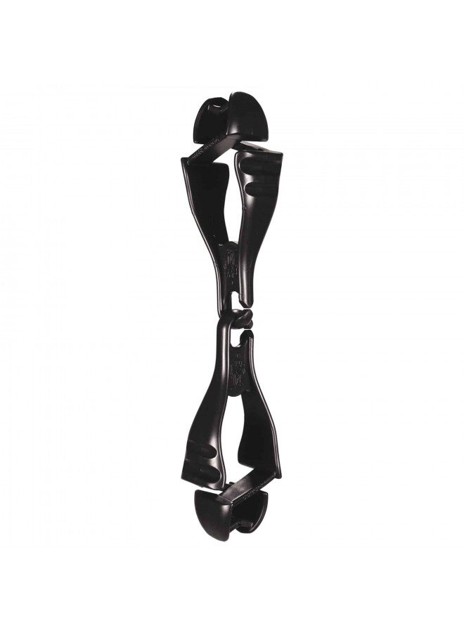 Ergodyne Ergodyne Squids 3400 Glove Clip Holder with Dual Clips, Black - Image 1