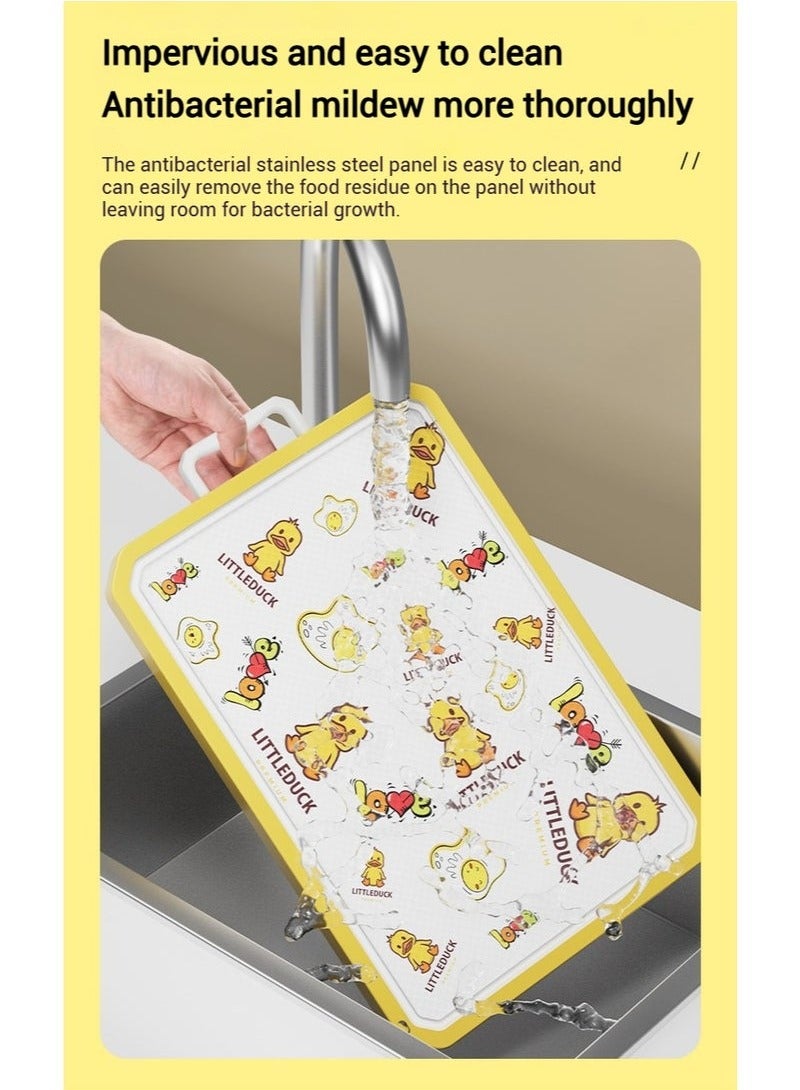 Arabest Non-Slip, Easy-Grip Double-Sided Cutting Board , Dishwasher Safe, Perfect for Kitchen & Restaurant Use, Cheese Cutting Board For Carving Meat or Vegetables  - Image 3