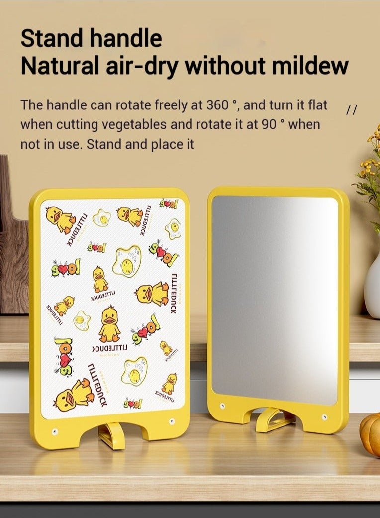 Arabest Non-Slip, Easy-Grip Double-Sided Cutting Board , Dishwasher Safe, Perfect for Kitchen & Restaurant Use, Cheese Cutting Board For Carving Meat or Vegetables  - Image 2