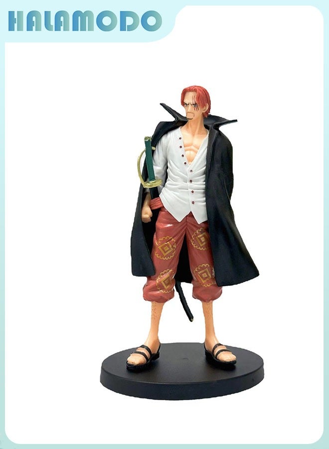 HALAMODO One Piece Standing Handsome Wano Country Shanks Figure Model,  Doll Decoration, Trendy Toy 19cm - Image 2