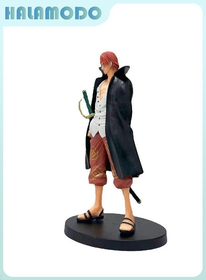 HALAMODO One Piece Standing Handsome Wano Country Shanks Figure Model,  Doll Decoration, Trendy Toy 19cm - Image 5