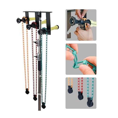TENBEST Photography Backdrop Roller Support System, 3 Rollers, Wall/Celing/Light Stand Backdrop Mount, Background Support - Image 4