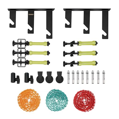 TENBEST Photography Backdrop Roller Support System, 3 Rollers, Wall/Celing/Light Stand Backdrop Mount, Background Support - Image 2