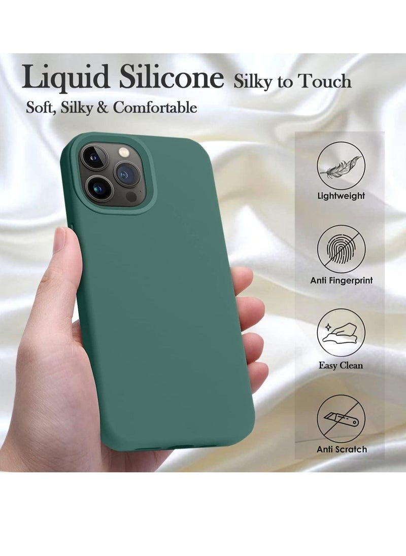 Raxoom Silicone Case for iPhone 14 Pro, Compatible with iPhone 14 Pro Liquid Silicone Gel Rubber Slim Shockproof Protective Phone Case with Soft Anti-Scratch Microfiber Lining - Image 2