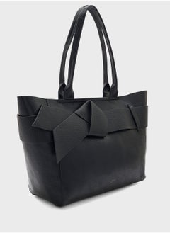 Ted Baker Jimsina Pu Bow Crossbody Bag Jet  - Image 4
