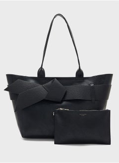 Ted Baker Jimsina Pu Bow Crossbody Bag Jet  - Image 2