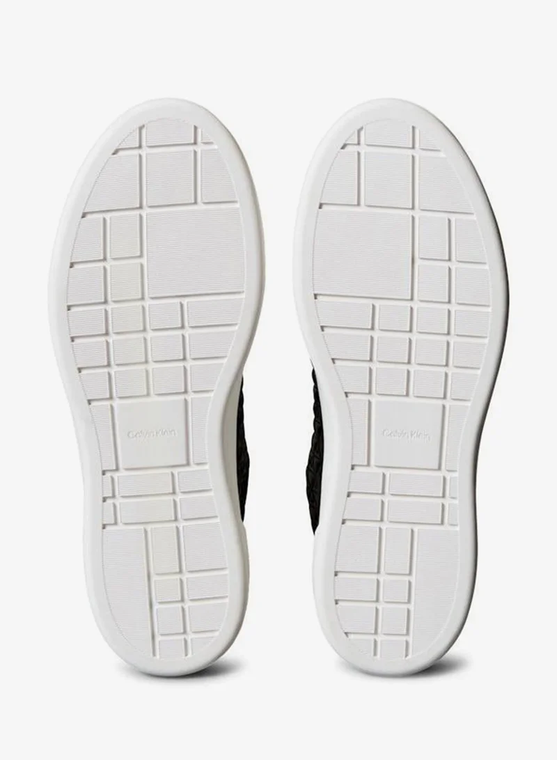 Calvin Klein Jeans  Leather Emblem Logo Trainers for Women | Best Price UAE