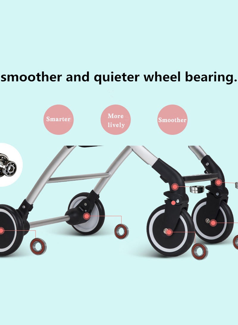 MaBaby ساحب حزام ثلاثي الطي يمكن تركيبه على عربة الطائرة القهوة - Image 3