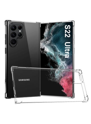 Crystal Clear TPU Bumper Case for Samsung Galaxy S22 Ultra 5G - Air Cushion, Shockproof Protective Cover, Compatible with Samsung Galaxy S22 Ultra 5G - pzsku/Z0F6349947F3601EFBDE6Z/45/_/1737781186/27d99216-99a7-488e-9184-2a48034af264