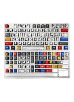 Gundam Comic Hundred Mixed Lamp Key Cap Original Height 136 Key Full Set Classic Simple Mechanical Keyboard Key Cap Key Meow-Color:Original Factory-comic 100 Mixed Lights-136 Keys-bag