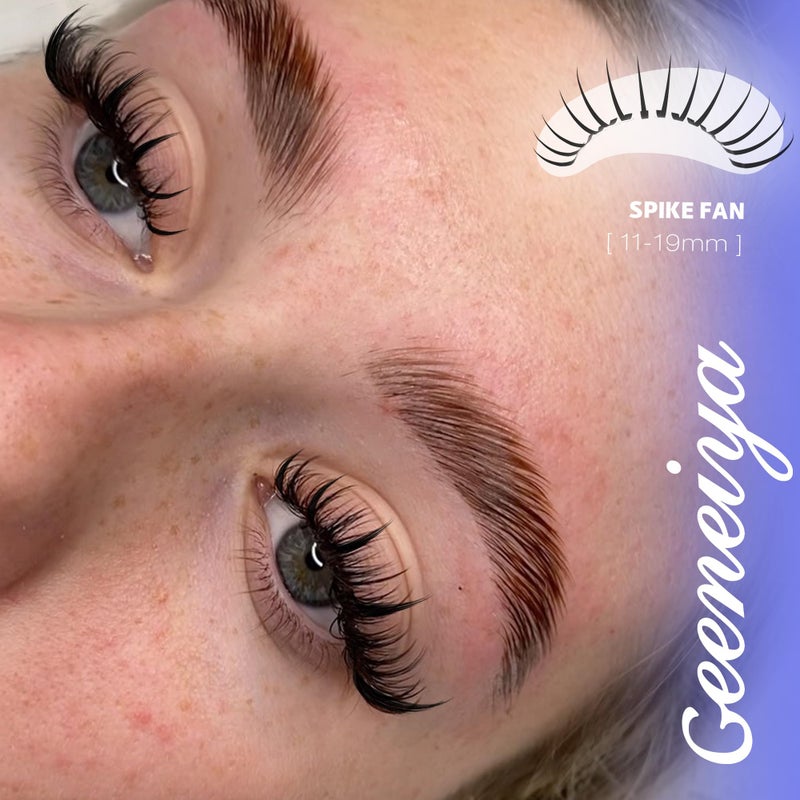 Geeneiya Spikes Lash Clusters and Bottom Lashes Wispy Eyelash Clusters D Cluster Eyelash Extensions Spike Individual Eyelashes (5-6-7mm, 11-13-15-17-19mm) - Image 3