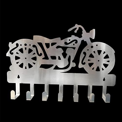 Carving Trends Bike Shape Key Holder Silver Durable and Stylish Perfect for Home Office Gift Ideas - Image 2