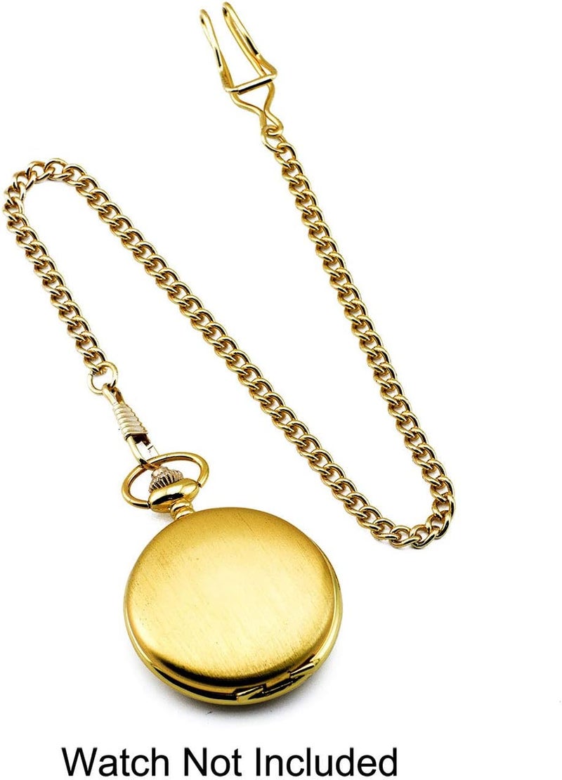 BoShiYa Clip Pocket Watch Chain for Men Vintage Metal Alloy Albert Vest Chain 14.9 Inch Pocket Watch Chains Link - Image 5