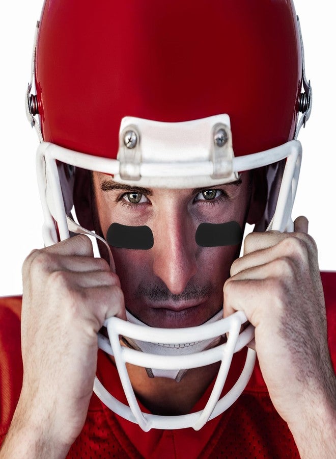 PATIKIL 72 Pairs Sports Eye Black Stickers, Under Eye Black Strips Football Face Stickers Breathable Eyeblack Sticker with 1 Pcs White Pencil for Baseball Fans on Game Day, Pink - Image 5