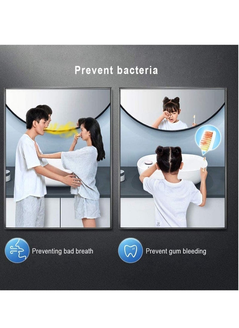 ELTRAZONE UV Toothbrush Sanitizer, Bathroom Toothbrush Holder Wall Mounted Ultraviolet Light Sterilizer,Toothbrush Organizer for Home, Bathroom, Shower (White)  - Image 4
