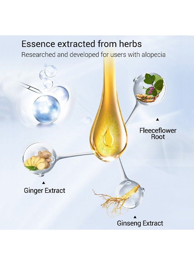 لان بينا زيت أساسي لنمو الشعر، العناية بالشعر ومنع تساقطه، نبات الزنجبيل الطبيعي يعزز كثافة الشعر 20 مل - Image 5