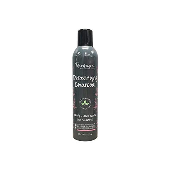Renpure Detoxifying Charcoal Clarify + Deep Cleanse Dry Shampoo 8oz, pack of 1