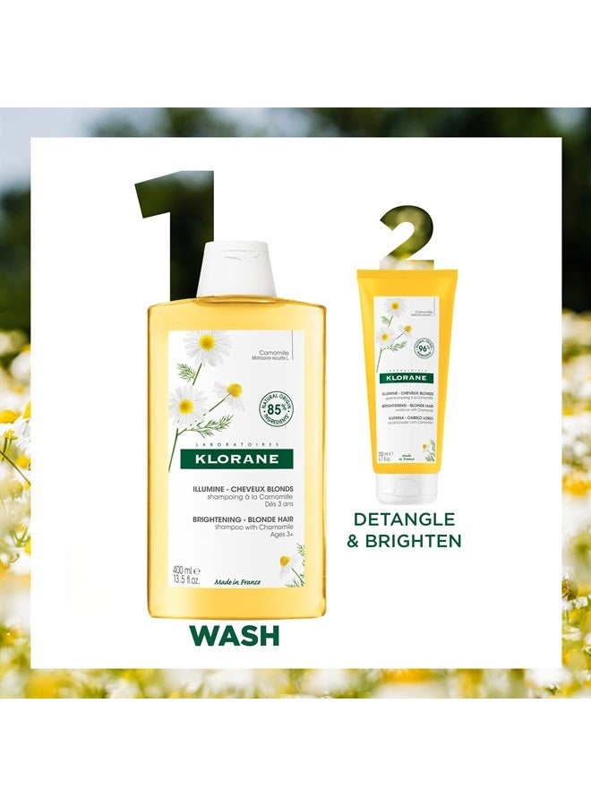 Klorane – Brightening Shampoo with Chamomile – Enhances Highlights & Brightens Blonde Hair – Hydrogen Peroxide, Ammonia, Silicone, Paraben & Sulfate Free – 13.5 fl. oz. - Image 5