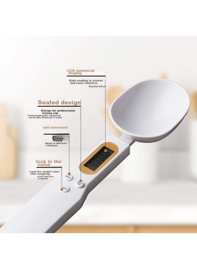 Cliton Electronic Measuring Spoon, Baking Scale, Measuring Spoon, Household Baby Food Tool, Gram Spoon, Milk Powder Baking Food Scale, Coffee Scale - Image 2