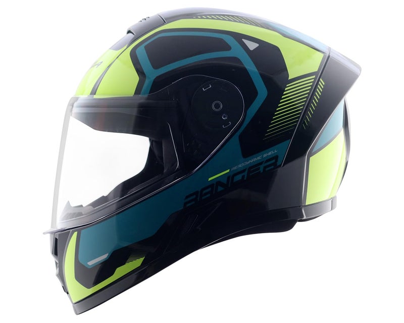 Vega Ranger DX Crew Full Face Motorcycle Helmet with Matte Shell, Shock Absorbing Interior, Comfortable Liner, Ventilated Fit, Lightweight Build, and Trendy Dull Black Red Finish Dull Black Red-M - Image 4