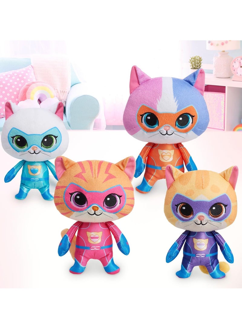 7 Inch Small Plush Stuffed Animal, Sparkle, Kitten, Kids Toy Ages 2+ - Image 3