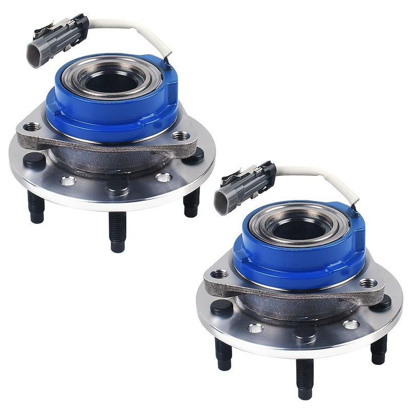 Autoround 2Pack Front Both Passenger Driver Side Wheel Bearing and Hub Assembly 513137 Compatible with 9703 Chevy Malibu 9905 Pontiac Grand AmChevrolet Classic 9704 Oldsmobile CutlassAlero
