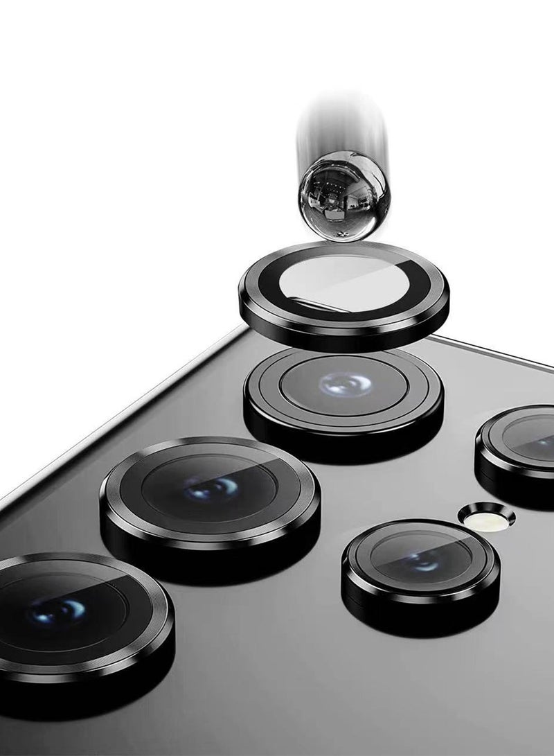 Lens protection film HD CD pattern for SAMSUNG Galaxy S23 ultra, Black - Image 5