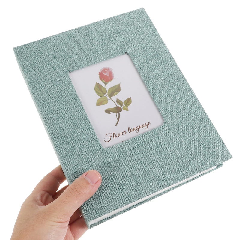 6 Inch Green DIY Scrapbook Album With 200 White Pages For Photo Memory Keeping - Image 4