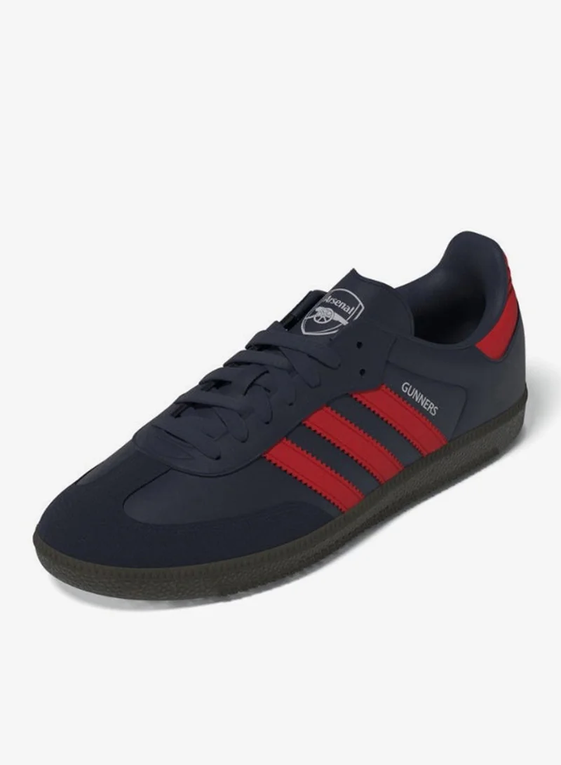 adidas حذاء كرة قدم سامبا مرخص أزرق للجنسين