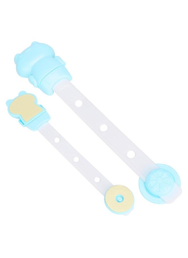 Thoraya 5 PCS/Pack Bear Shaped Four-gear Adjustable Multi-function Baby Proof Safety Lock (Blue)  - Image 2