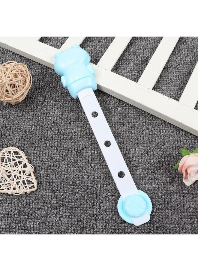 Thoraya 5 PCS/Pack Bear Shaped Four-gear Adjustable Multi-function Baby Proof Safety Lock (Blue)  - Image 3