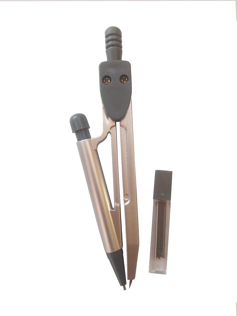 Jupiter Mod. 115 school student Plastic Compass with Joint Pencil and free Lead Box for drawing Arcs & Circles(Plastic, 3 pieces pack) - Image 1