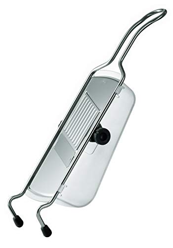 RÖSLE Rosle 95028 Stainless Steel Adjustable Gourmet Food Slicer Hand-Held Mandoline With Hand Guard - Image 4